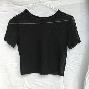 Forever 21 mesh crop top